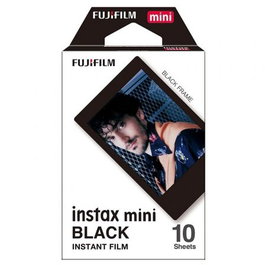 Fujifilm Instax Mini Film con Marco Negro, 10 Unidades